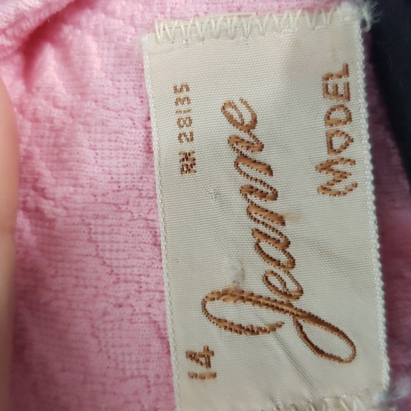 Vintage 60s pink barbie pleated drop waist dress size small/medium - Picture 13 of 14